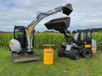 Minibagger JCB 8026 CTS mit Radlader JCB 403